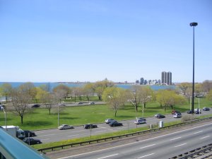 Toronto, looking
south